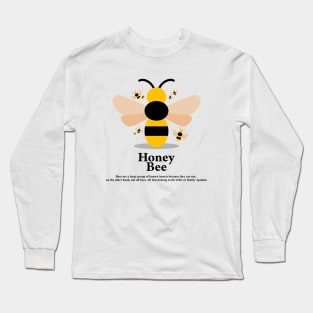 Honey Bee Long Sleeve T-Shirt